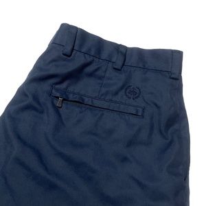 Brooks Brothers 36 Navy Shorts Mens 100 % Polyester Golf‎